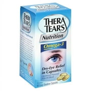 Thera Tears Nutrition Omega-3 Supplement Easy Swallow Capsules, 90 Count