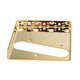 thumbnail image 2 of de puente de 3 sillines Piezas de de puente de guitarra 37x03x0.41 pulgadas Oro shamjiam Placa base del puente de guitarra, 2 of 9