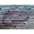 thumbnail image 4 of oneOone Cotton Cambric Aqua Blue Fabric Bird & Stripe Texture Craft Projects Decor Fabric Printed By The Yard 56 Inch Wide, 4 of 4