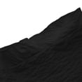 thumbnail image 4 of Women’s Summer Casual Tops Solid Color V-Neck Linen Basic T Shirt Vacation Everyday Short Sleeve Tops Black S, 4 of 8