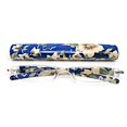 thumbnail image 2 of NIBOLOG Men Women Fashion Mini Floral Reading Glasses Plastic Frames +1.00 to +3.00 Strength, 2 of 8