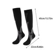 thumbnail image 3 of Socks Men Women 20-30 mmHg Athletic Fit Running Medical Pregnancy Flight Travel 4 Pair Christmas, 3 of 5