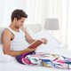 thumbnail image 5 of Fotbe Colorful Bulldog Pantalones de Pijama para Hombre, Pantalones de Dormir, Pantalones de Casa con Cintura Ajustable y Bolsillos-Small, 5 of 6