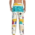 thumbnail image 3 of Goofa Funny Farm Printed Soft Pajama Pants for Men, Wide Leg Comfy Casual Lounge Yoga Pants-Medium, 3 of 9