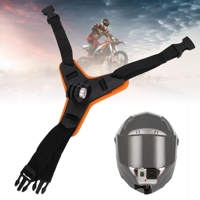 Soporte para cámara de acción con correa para montaje de cámara para casco de motocicleta ANGGREK Otros