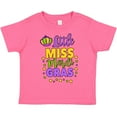 thumbnail image 3 of Inktastic Little Miss Mardi Gras with Crown and Dots Girls Toddler T-Shirt, 3 of 5