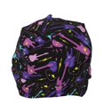 thumbnail image 3 of Fuzoiu Colorful Guitar Print Winter Beanie Hat for Men & Women,Warm Knit Cap,Women Windproof Watch Hat,Knit Warm Unisex Beanie, 3 of 7