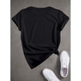 thumbnail image 2 of Clover Design for a St. Patrick'S Day T-Shirt, Featuring Short Sleeves And a Crew Neck, Perfect for Camisetas de verano para mujer, manga corta, cuello redondo, casual, lindo, con gráficos, camisetas, 2 of 6