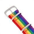 thumbnail image 4 of FRCOLOR Rainbow Women Bracelet Woven Jewelry for Decor Use Multi Color Nylon Great Gift 7 Sizes Available, 4 of 7