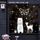thumbnail image 1 of Pegatinas de pared de copos de nieve de Navidad escaparate de pegatinas de decoración de dormitorio de sala de estar Sincero Electrónica, 1 of 3
