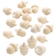 thumbnail image 1 of 30Pcs Wooden Acorn Toys Khaki For Diy Projects Craft Decoration Childrens Creativity Development, 1 of 8