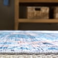 thumbnail image 5 of SAFAVIEH Martha Stewart Norbert Medallion Machine Washable Area Rug, Grey/Turquoise, 4' x 6', 5 of 11