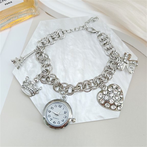 Resicozy Women's Bracelet Watch Round Quartz Wrist Watch Casual Daily Fashion Watch Gift for Ladies B