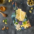 thumbnail image 5 of Fish Cutting Board, Surreal View of Marine Life with Submerged Colony of Pillar Corals Aquatic Fauna Print, Tempered Glass Cutting and Serving Board, Wine Bottle Shape, Multicolor, by Ambesonne, 5 of 5