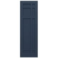 thumbnail image 5 of Ekena Millwork 15"W x 33"H True Fit PVC San Juan Capistrano Mission Style Fixed Mount Shutters, Starless Night Blue (Per Pair - Hardware Not Included), 5 of 9