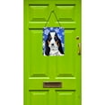 thumbnail image 2 of Carolines Treasures LH9284DS1216 Basset Hound Winter Snowflakes Holiday Wall or Door Hanging Prints 12WX16H multicolor, 2 of 2