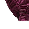 thumbnail image 4 of ,Satin Bikini Panties for Women, Frill Trim Ruched Cheeky Underwear, Low Rise Shiny Panties Silky Bikini Briefs, 4 of 5