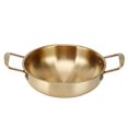 thumbnail image 1 of Gold Korean Ramen Pot Stainless Steel Noodle Pot Portable Kitchen Cooking Pot for Household 24cm / 9.4in, 1 of 4