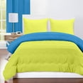 thumbnail image 5 of Crayola Robin's Egg Blue and Turquoise Blue Reversible Comforter Set, 5 of 7