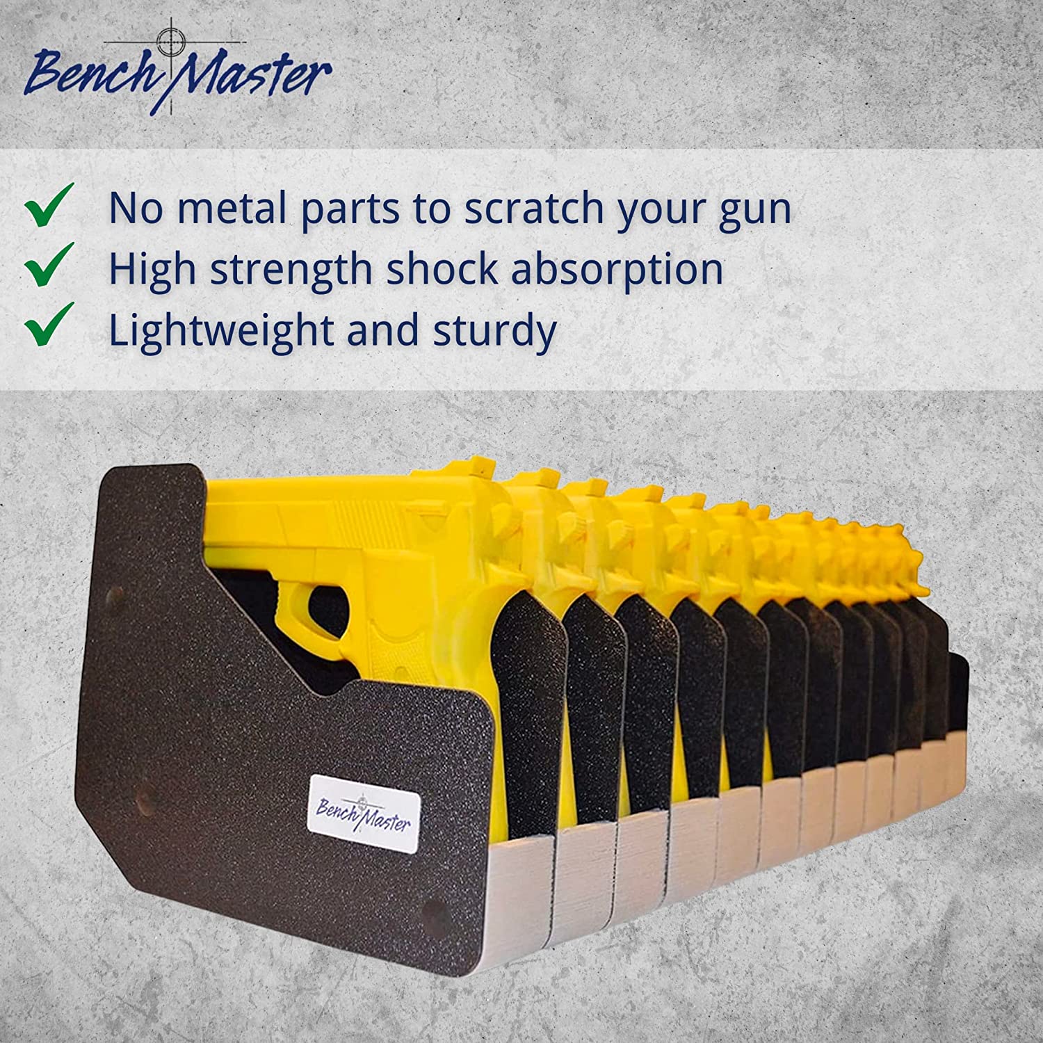 BenchMaster BMWRM112 WeaponRac Twelve Pistol Rack WeaponRac Twelve Pistol Rack