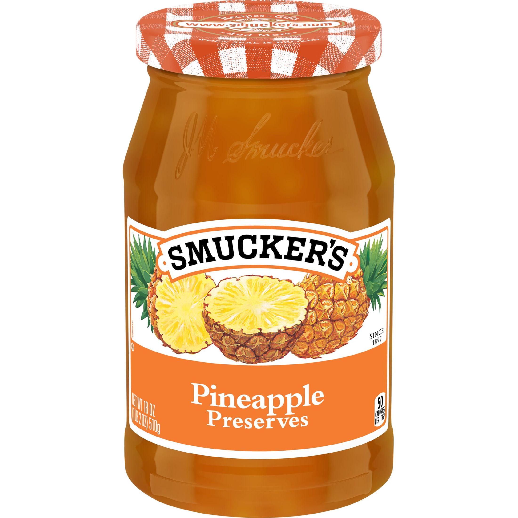 (12 pack) Smucker’s Pineapple Preserves, 18 oz Jar