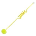 thumbnail image 1 of Interactive Hanging Cat Teaser Stick Toy with Catnip Ball, Retractable Elastic Rope and Spring Coil, Exercise and Enrichment Toy for Indoor Cats, Kittens, Multiple Colors Included, 1 of 2