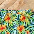 thumbnail image 3 of PatPat Family Matching All Over Plant Swim Trunks Shorts and Ruffle Swimsuit,Sizes Baby/Boy/Girl/Adult,2-Piece, 3 of 5