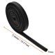 thumbnail image 2 of Uxcell 16.4Ft-7mm Alta TEMP Aislante de Manguito de Fibra de Silicona Protectores de Cable Negro, 2 of 5