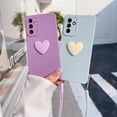 thumbnail image 2 of A 54 34 14 24 13 Love Heart Lanyard Silicone Case For Samsung Galaxy A54 A34 A14 A13 5g A24 4g A04s M34 M54 M23 M52 Camera Cover, 2 of 4