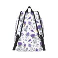 thumbnail image 2 of Yiaed Lavender Bicycle Print Backpack, Premium Laptop Backpack, Travel Backpack for Women, Lightweight Backpacks, Comfortable Back Pack-Small, 2 of 7