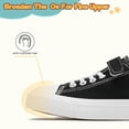 thumbnail image 3 of Toddler Shoes for Girls Boys Low Top Kids Canvas Sneakers Classic Adjustable Strap Casual Shoes Comfy Fashion Running Walking Sneaker Indoor Outdoor, 3 of 6