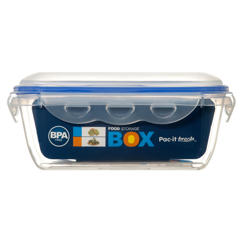 New 318918 Plastic Container Rect 800Ml Airtight Clear 71027 (48Pack) Plasticware Cheap