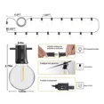thumbnail image 2 of Foco Vintage Led 15m Luces Decorativas Con 25 Focos Led Pamolo  Impermeable, 2 of 6