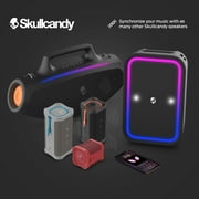Skullcandy Stomp Portable Bluetooth Speaker, Waterproof, LED Lighting, USB Rechargeable, Black