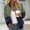 Green, variant on Women's Autumn And Winter Casual Fashion Printed Zippered Long Sleeved Jacket Coat (3) Casual Dress Jackets for Women Casual Warm Jackets for Women Winter Coats for Women Fashion Dress And Jacket for