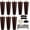 Brown, variant on 8 Pieces Furniture Couch Legs 6 Inch Round Solid Wood Sofa Legs with M8 T-Nuts Natural Wooden Couch Legs Replacement Leg for Armchair Cabinet Chair Footstool, Mid Century Modern Dresser, Brown
