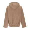 thumbnail image 7 of Oplxuo Quilted Jackets for Women Warm Casual Lightweight Hooded Padded Jacket Long Sleeve Oversized Zip Up Winter Coats, 7 of 7