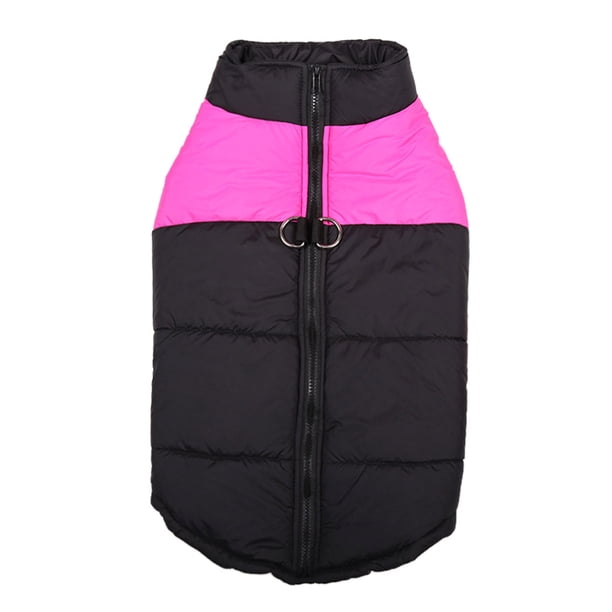 Abrigos Impermeables Methold para Perros Ropa Chaleco Acolchado Talla 2XL Rosado
