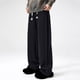 thumbnail image 1 of Pantalones cargo de poliéster con laminación lateral y cordón ajustable de color liso para hombre, 1 of 6