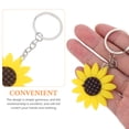 thumbnail image 3 of KAKOWELY llaveros de girasol para estudiantes, colgantes florales, decoración para llaves., 3 of 4