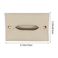 thumbnail image 3 of Rewenti Pochette Portable en Similicuir pour Lingettes Humides, Mini Sac Distributeur de Mouchoirs de Voyage pour Usage Extérieur, Étui de Rangement Réutilisable pour Serviettes Sanitaires, 3 of 6