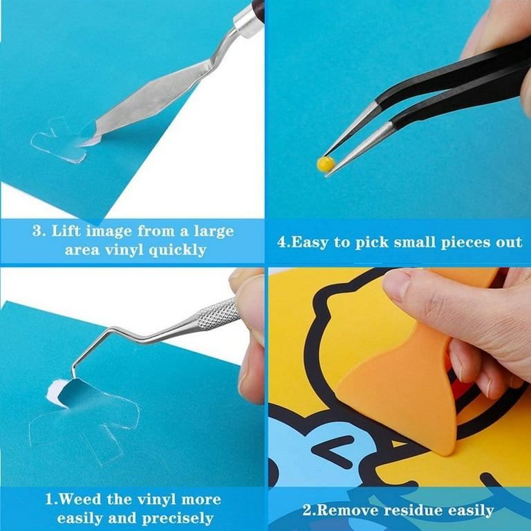 Vinyl Weeding Tool DIY Craft w/LED Light for Cricut Lettering Kit