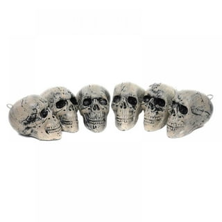 6Pcs Valentine Charms Acrylic Skull Love Prisoner Jewlery Findings