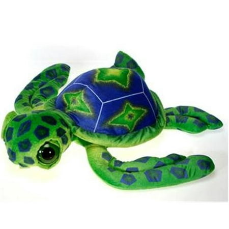 26" Green Turtle with Big Eyes Plush Stuffed Animal Toy by Fiesta Toys