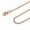 04. Rose Gold, variant on FOCALOOK Chain Necklace for Women Stainless Steel Silver Hypoallergenic Rolo Cable Replacement Chains for Pendant Jewelry Gift for Mother 2MM 18"