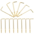 thumbnail image 1 of 20Pcs L-shaped Screw Self-tapping Screws Picture Frame Hanging Screw Hooks Metal Screws, 1 of 5