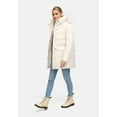 thumbnail image 2 of Marikoo Women's Warm Winter Coat - Teddy Fleece Lining - Water-Repellent - Mid-length - Delilah 16, 2 of 10