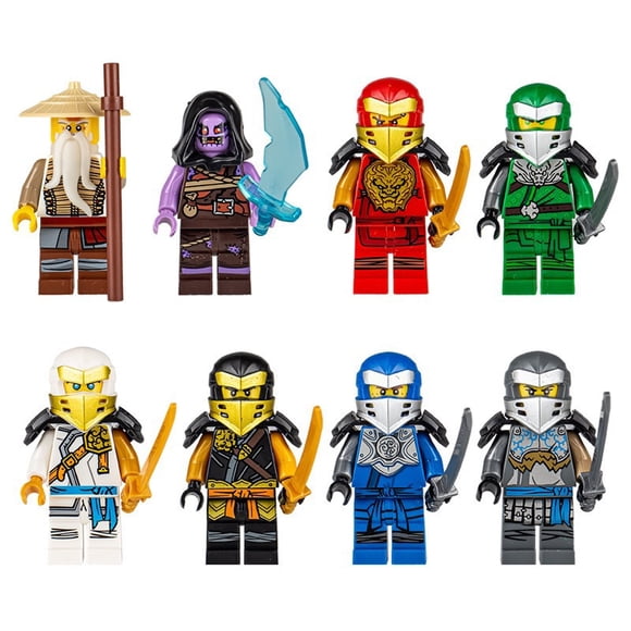 Ninja H003 (Set of 8) Building Block Figurines
