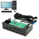thumbnail image 2 of M Buder Estación de Acoplamiento Panel Frontal 5.25 y 3.5 Pulgadas Type-C USB 3.0 eSATA Hub Lector de Tarjetas para PC Computadora Alta Velocidad 13.3 cm / 5.25 inches, 2 of 9