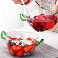 thumbnail image 6 of Yuangui Glass Soup Bowl with Handles - Versatile Breakfast, Dessert, Rice & Noodle Bowl, Assorted Colors, 6 of 10